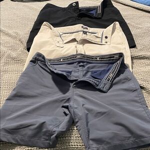 Men's Casual Shorts Set - Black, Beige, Gray By Johnnie-O Size 33